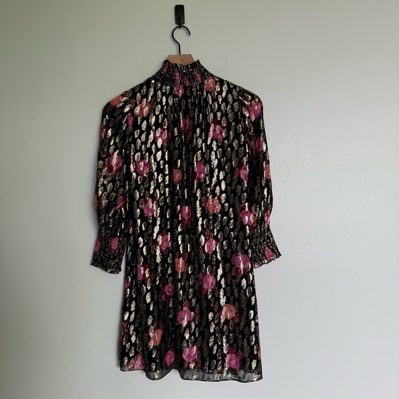 Kate Spade New York Rose Garden Smocked Shift Dress - Picture 10 of 12